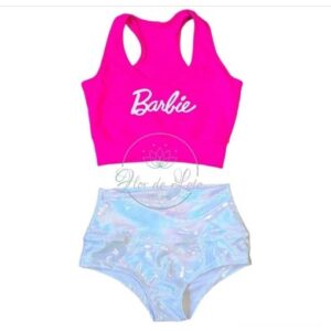 Conjunto Barbie Fucsia & Blanco Tornasol