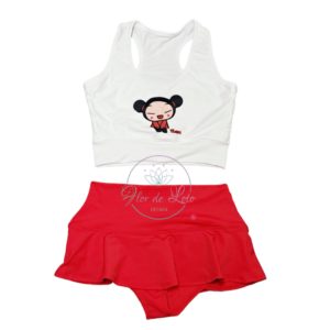 Conjunto Pucca Top & Microfalda