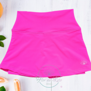 Falda Short Rosa Fluor Mate