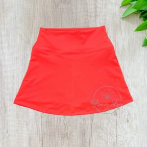 Falda Short Naranjo Mate