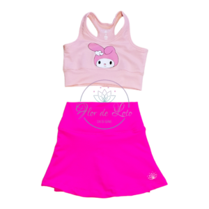 Kids Conjunto My Melody Top & Falda Short