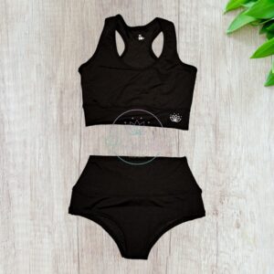 Conjunto Negro Top & Hotpants