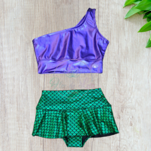 Conjunto Sirenita Top Asimétrico