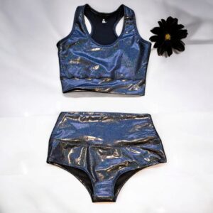 Conjunto Night Negro Top Básico