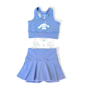 kids Set Cinnamoroll Celeste Top & Falda Short