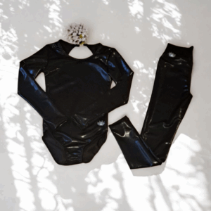 Kids Malla & Leggins Negro Metal